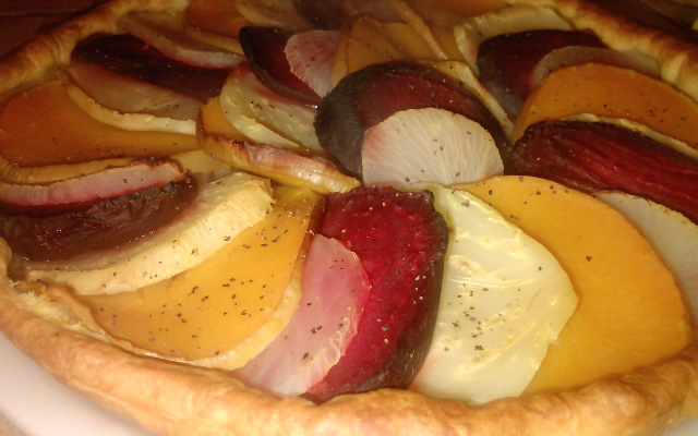 Tartes aux légumes d'automne