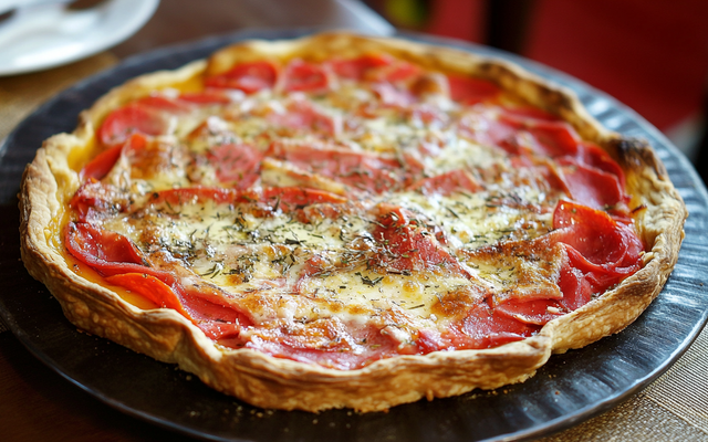 Tarte Jambon Tomate