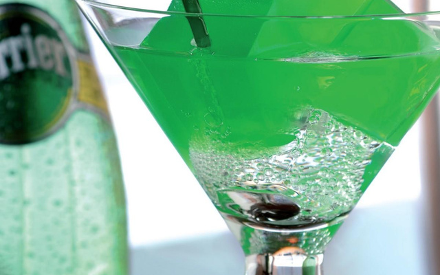 Perrier mojito cube