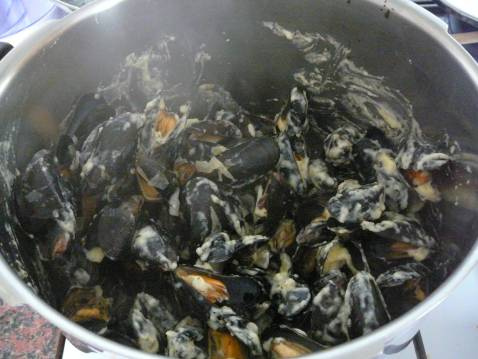Moules façon Poulette