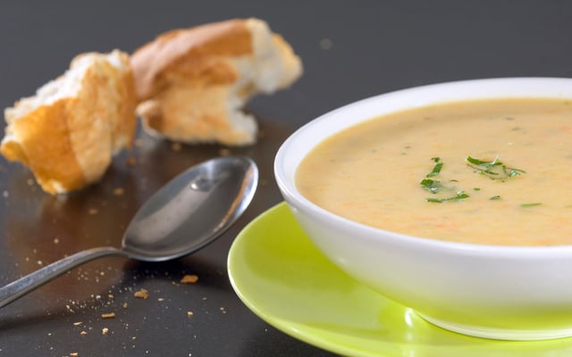 Soupe de légumes à la moutarde