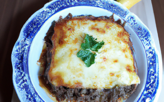 Moussaka au fromage de chèvre