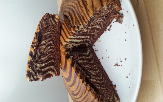 Gâteau twist chocolat et vanille