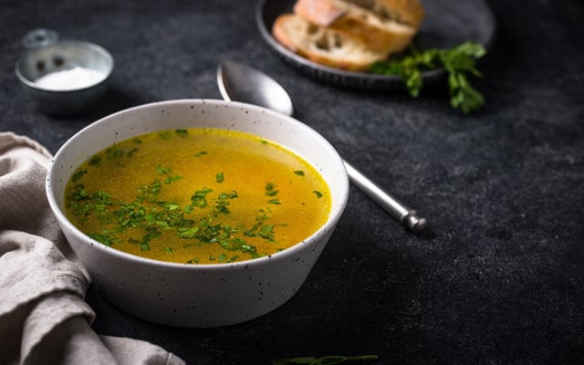 Potage de carottes et céleri rave