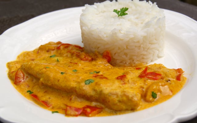 Filets de cabillaud au curry