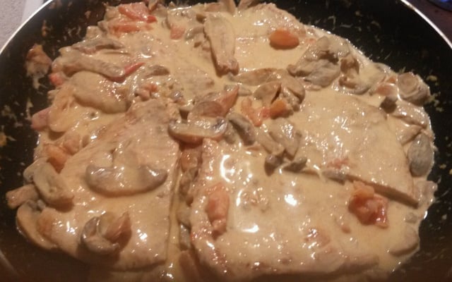 Escalope de dinde forestière
