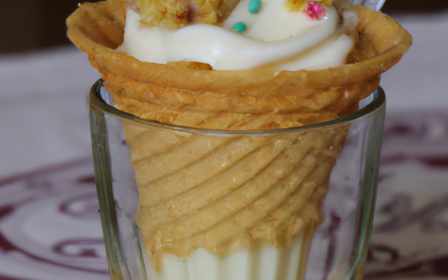 La verrine qui se prenait pour un cornet de glace