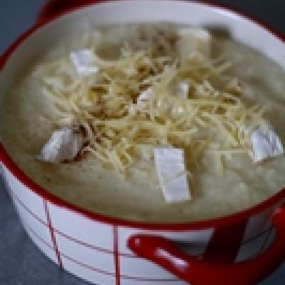 Flan de chou fleur au chèvre