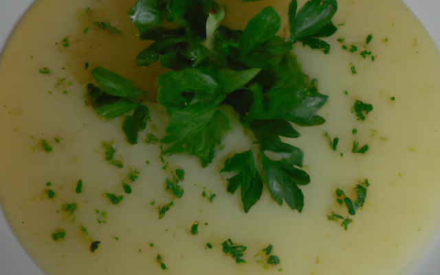 Veloute de poire au cresson