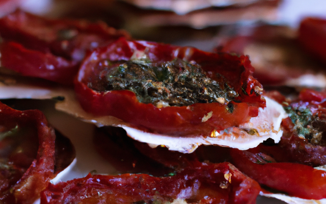 Délice de tomates séchées et de chèvre.