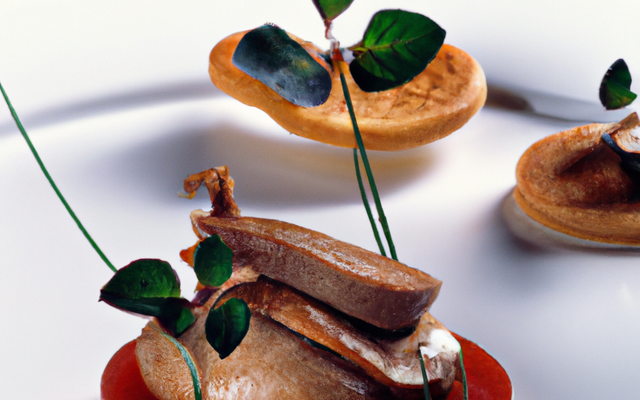 Foie gras de canard poêlé, Pompadour Label Rouge