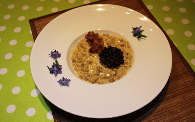 Le célerisotto aux cèpes et girolles