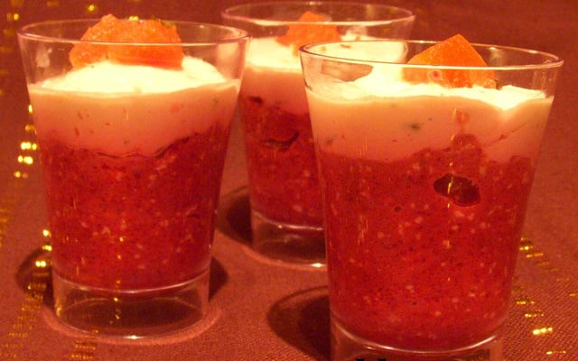 Cappuccino de betterave au chèvre