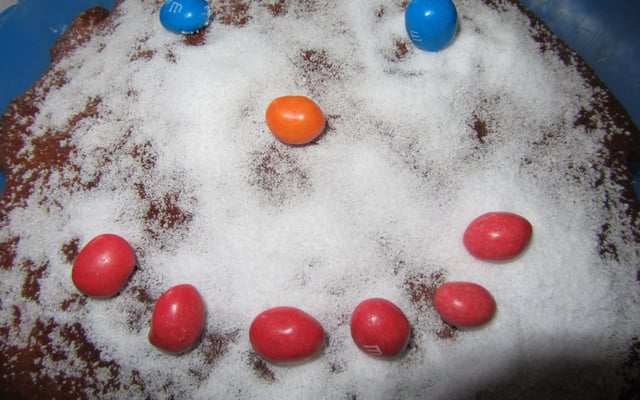 Gâteau de crêpes à la neige