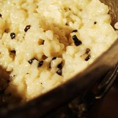 Risotto à la truffe noire