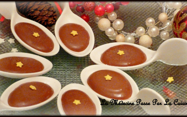 Cuillères chocolat gingembre et citron