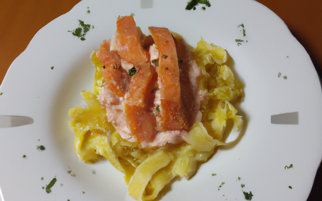Tagliatelles au saumon classiques