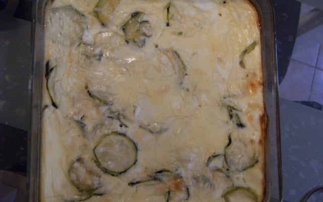 Gratin de courgettes à la Vache qui rit