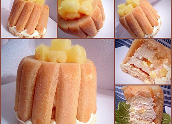 Charlotte ananas mascarpone