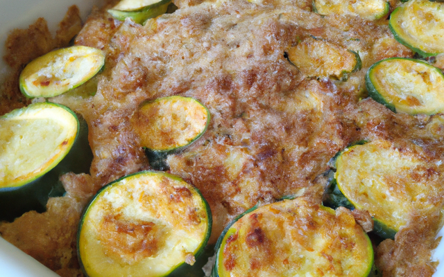 Crumble de courgettes de Kelly
