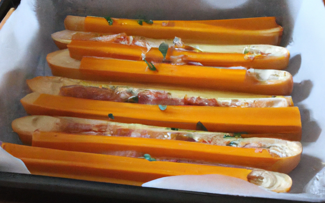 Baguettes citrouille raclette