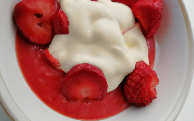 Fraise à la crème balsamique
