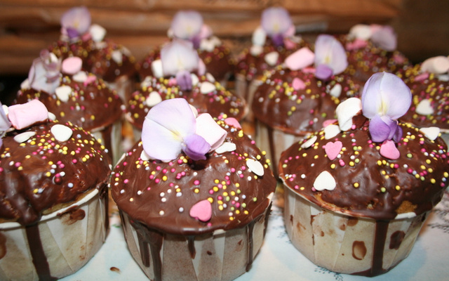 Cupcake chocolat amande