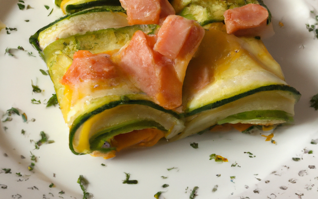 Feuilletté saumon/courgette