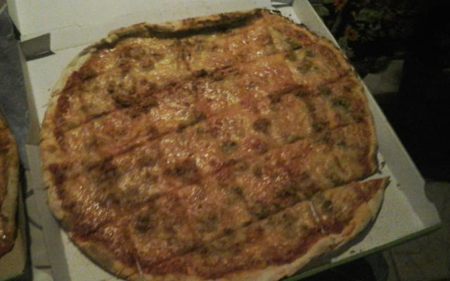 Pizza à la merguez