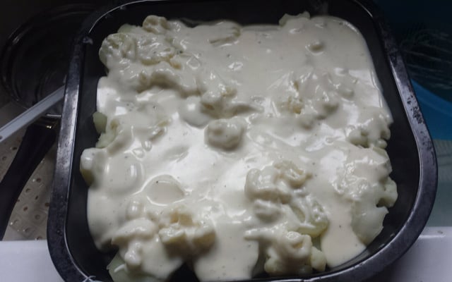 Sauce béchamel au lait entier et noix de muscade