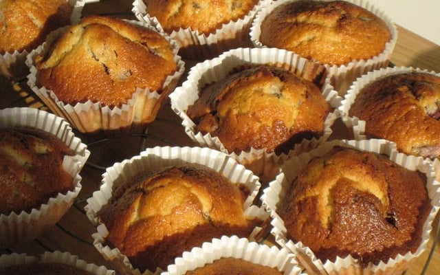 Muffins aux pépites de chocolat sans gluten