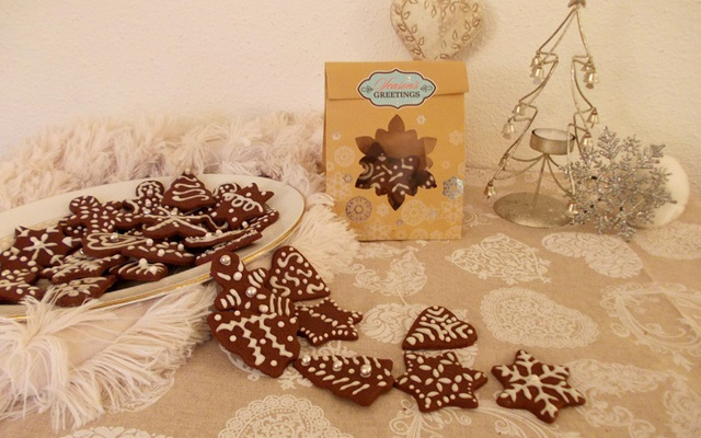 Biscuits de Noël à la cannelle et au chocolat