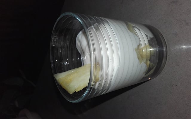 Mousses de fromage blanc à l'ananas