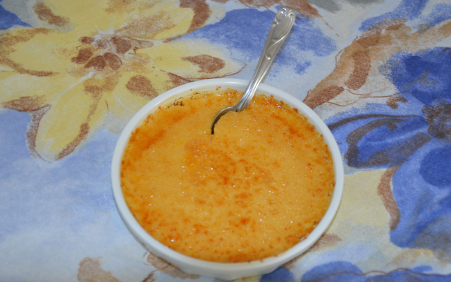 Crème brûlée créole au coco