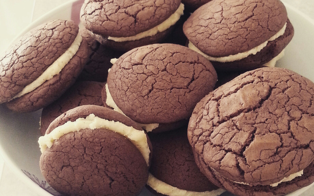 Whoopies Pies chocolat-vanille