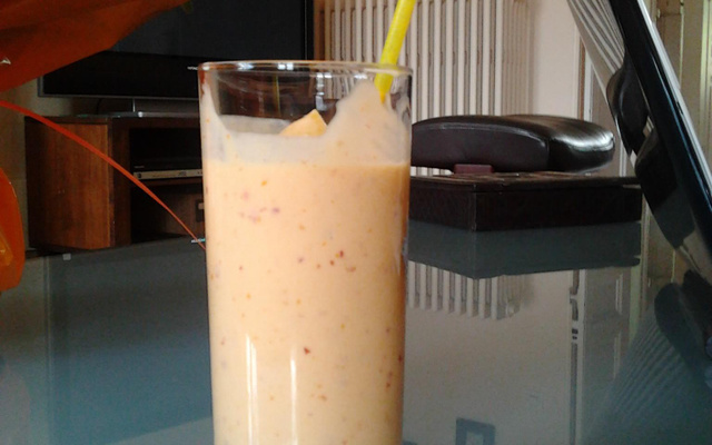 Smoothie nectarine abricot