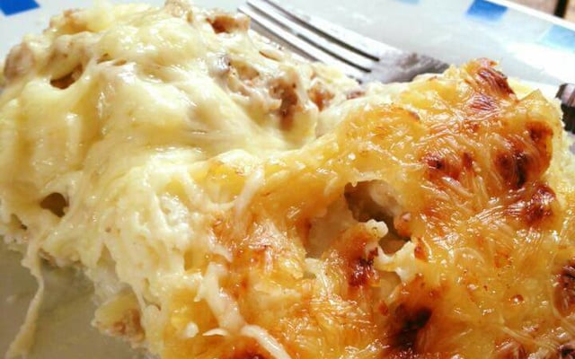 Hachis parmentier aux légumes et sa croûte au parmesan