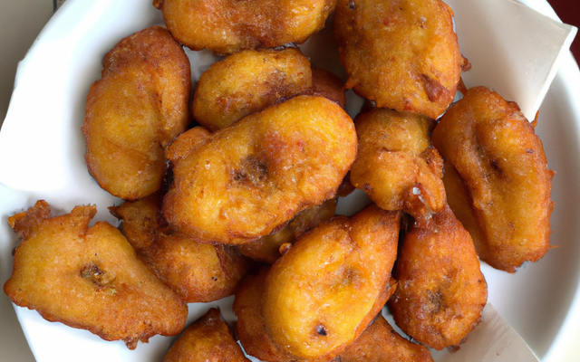 Beignets de bananes entières