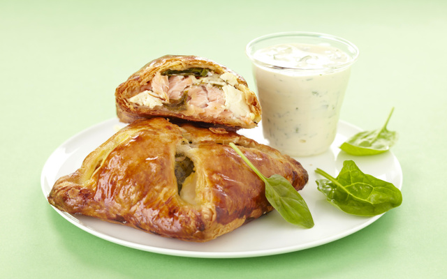 Feuilletés au saumon