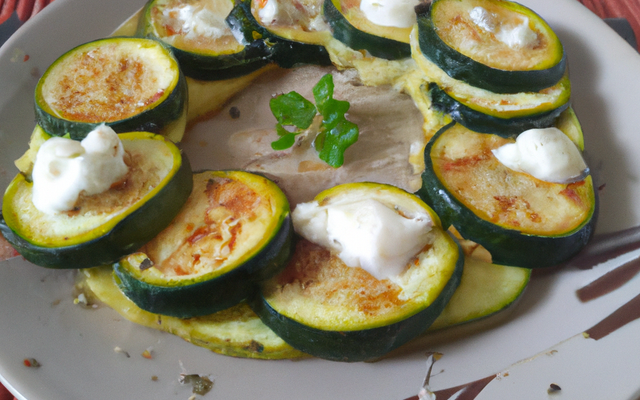 Poêlée de courgettes au chèvre