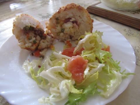 Boulettes de risotto