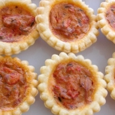 Mini quiche thon-poivron