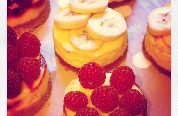 Original Philadelphia cheesecake  banane