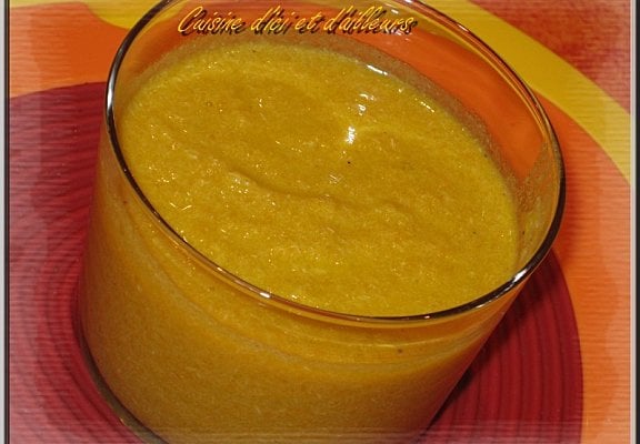 Velouté de dinde aux 3 légumes et cumin