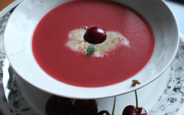 Soupe aux cerises