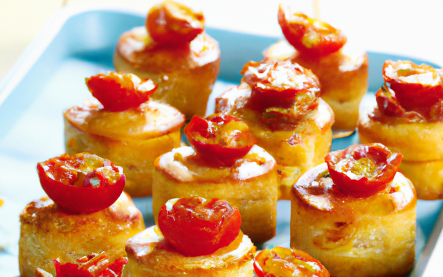 Petits pains tomates confites/comté/pignons de pins