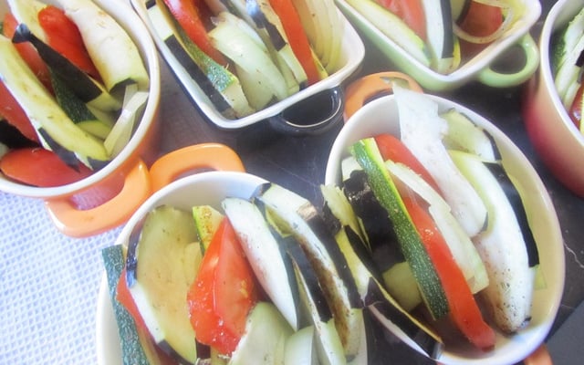 Tian de légumes en cocotte