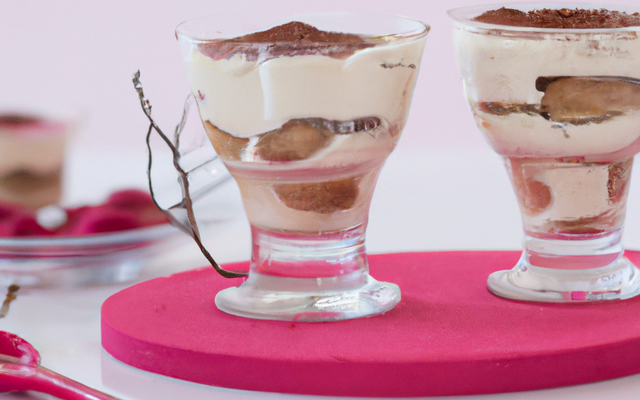 Tiramisu Rose (en verrines)