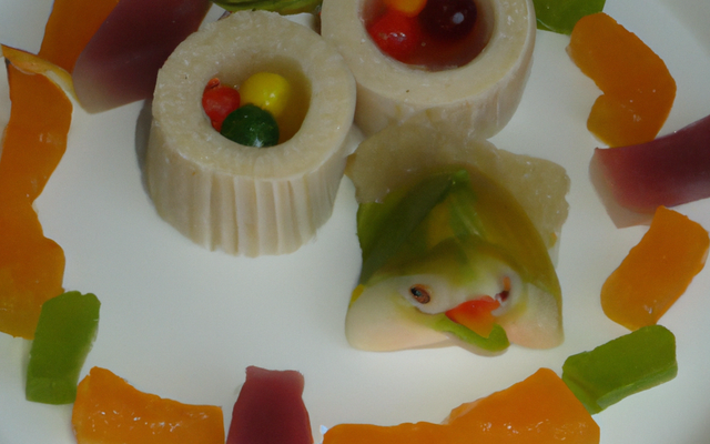 Poisson en pate de fruits