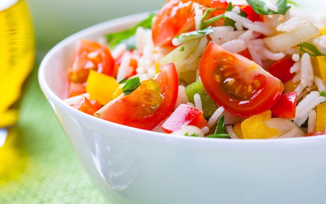 Salade de riz inratable